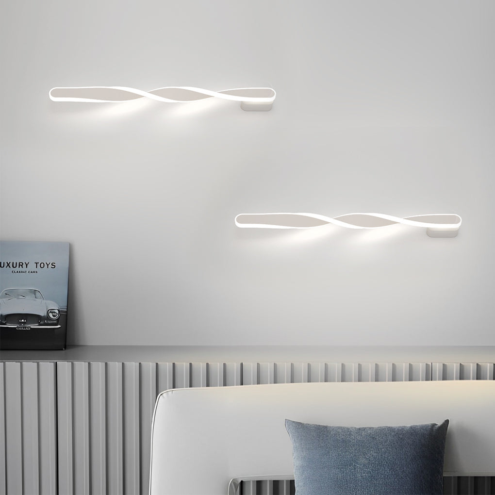 Spiral LED Wall Light 29W Modern Minimalist Aluminum Sconce