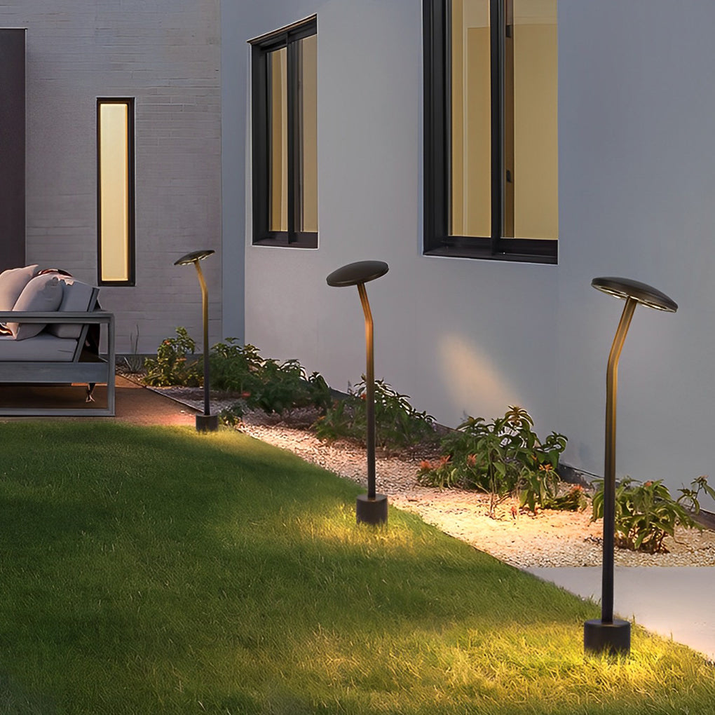 Mushroom LED Pathway Light | Aluminum Outdoor Lawn Lamp