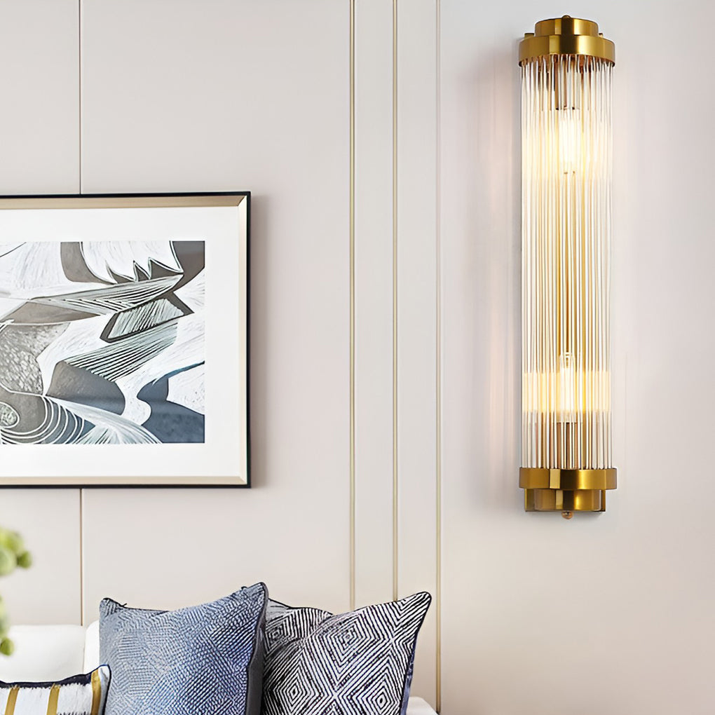 Adjustable Crystal Wall Sconce with Warm White LED Light