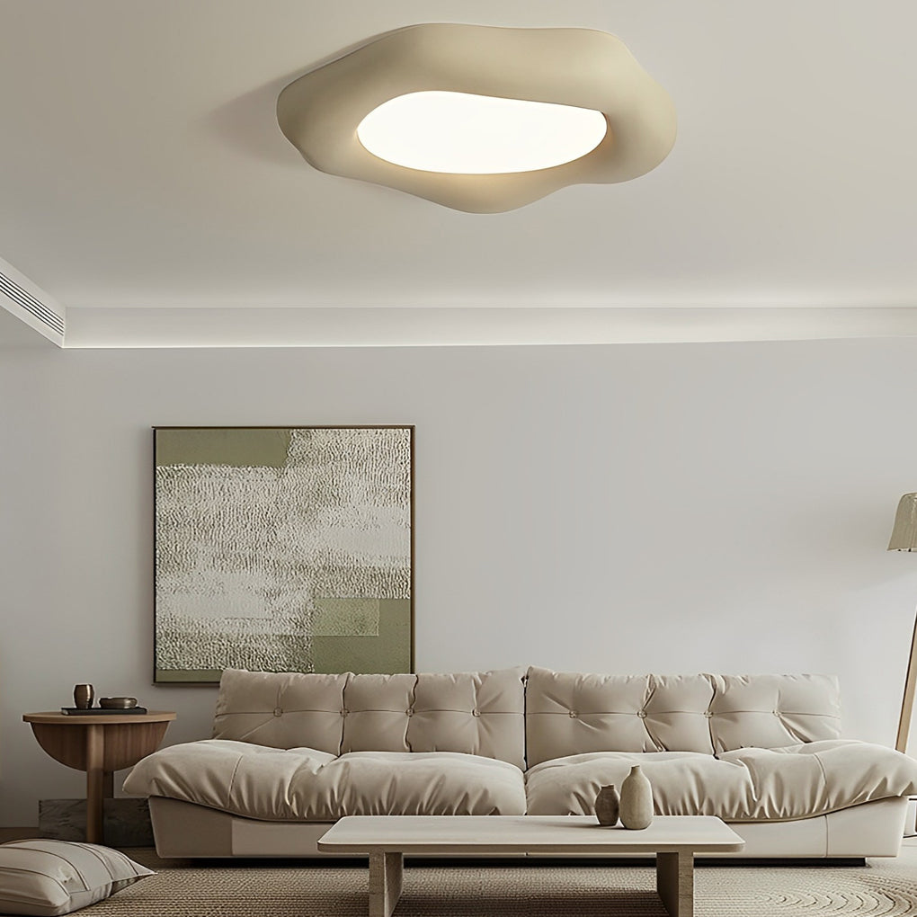 Cloud Modern Flush Mount LED Ceiling Light with 3-Step Dimming