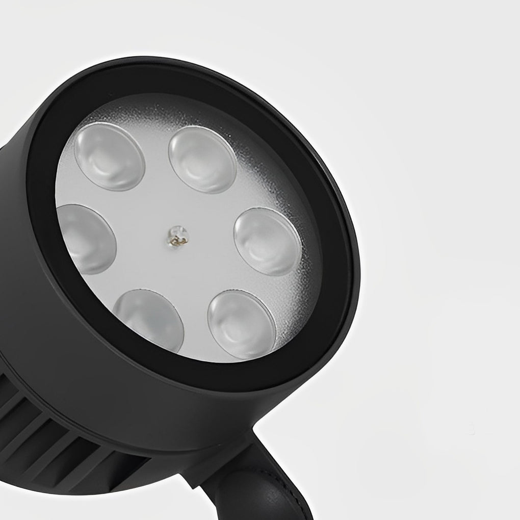 Adjustable Black Aluminum LED Outdoor Spotlight Waterproof IP65
