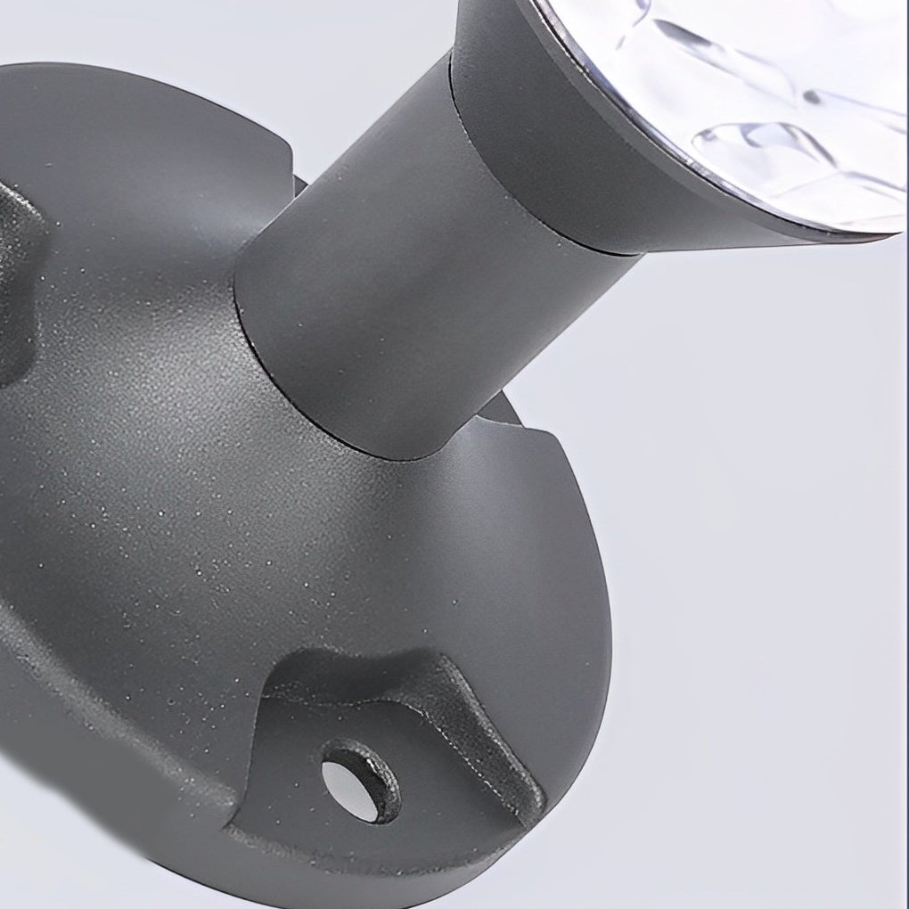 Modern Solar Fence Post Light with Colorful Gradient Modes