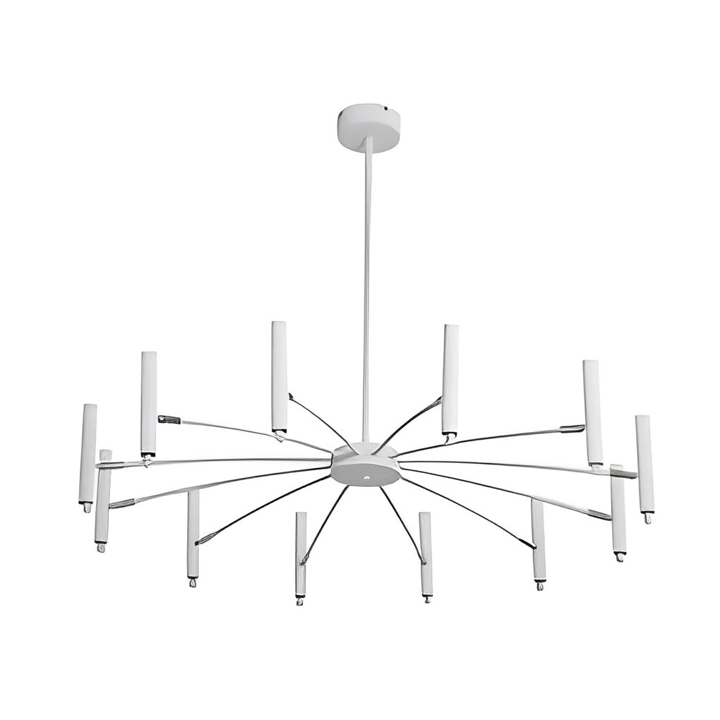 Adjustable Metal LED Minimalist Chandelier with 3-Step Dimming