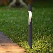 Modern Gray Stainless Steel LED Pathway Light for Outdoor Landscape