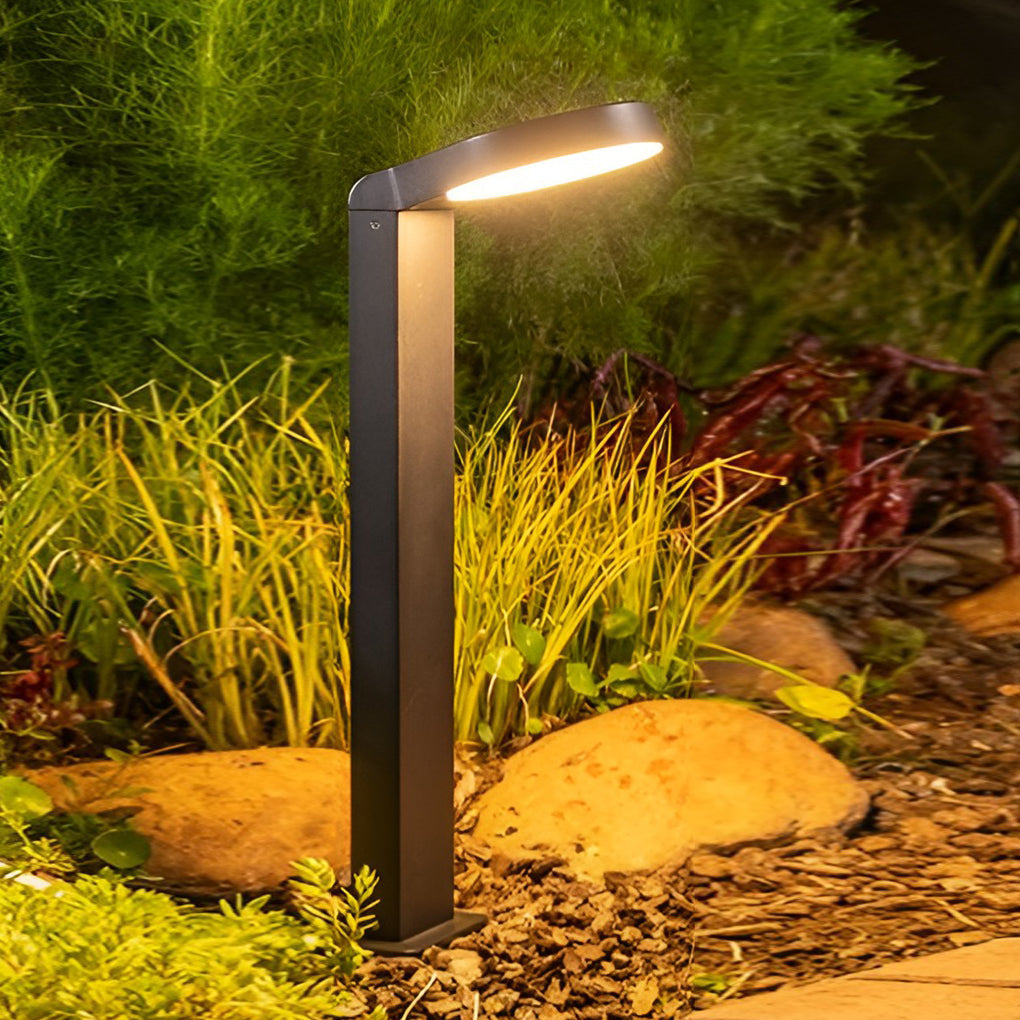 18W LED Ring Outdoor Wall & Path Lamp - Modern Landscape Lighting