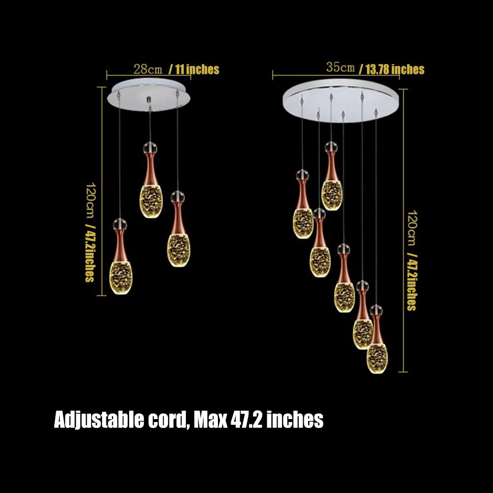 Crystal Globe Mini Pendant Light with Electroplated Metal Finish