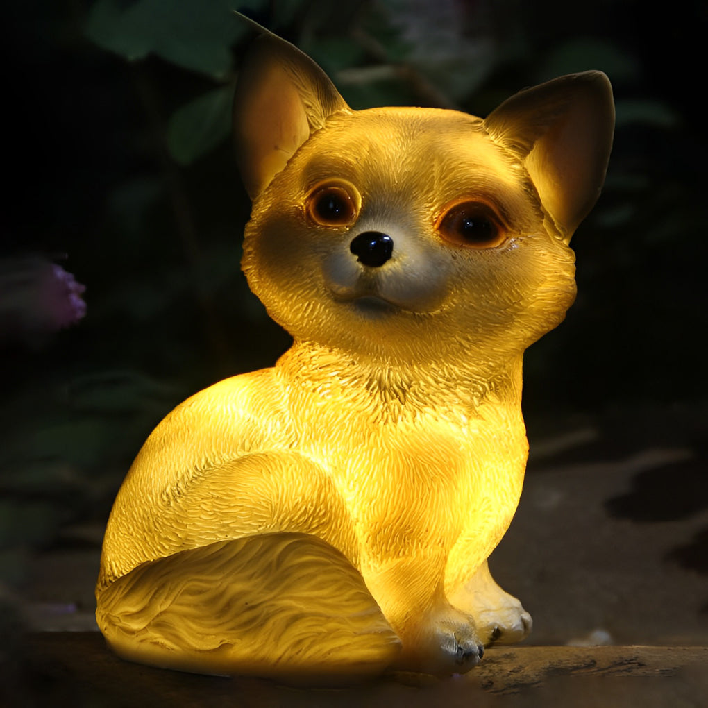 Solar Animal Garden Lights | Modern Resin Outdoor LED Decor