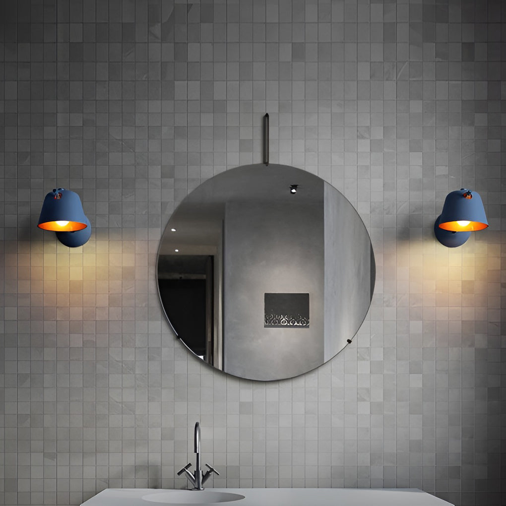 Modern Matte Metal Wall Sconce - Nordic Hat Design Lighting