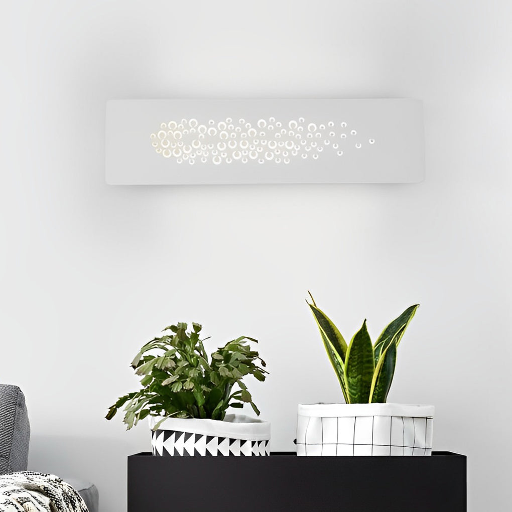 Modern Rectangular LED Wall Light with Up-Down Lighting