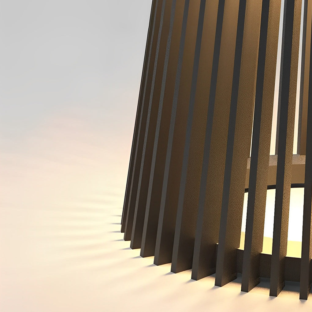 Solar Outdoor Lantern with RGB Lighting & Iron Cage Design