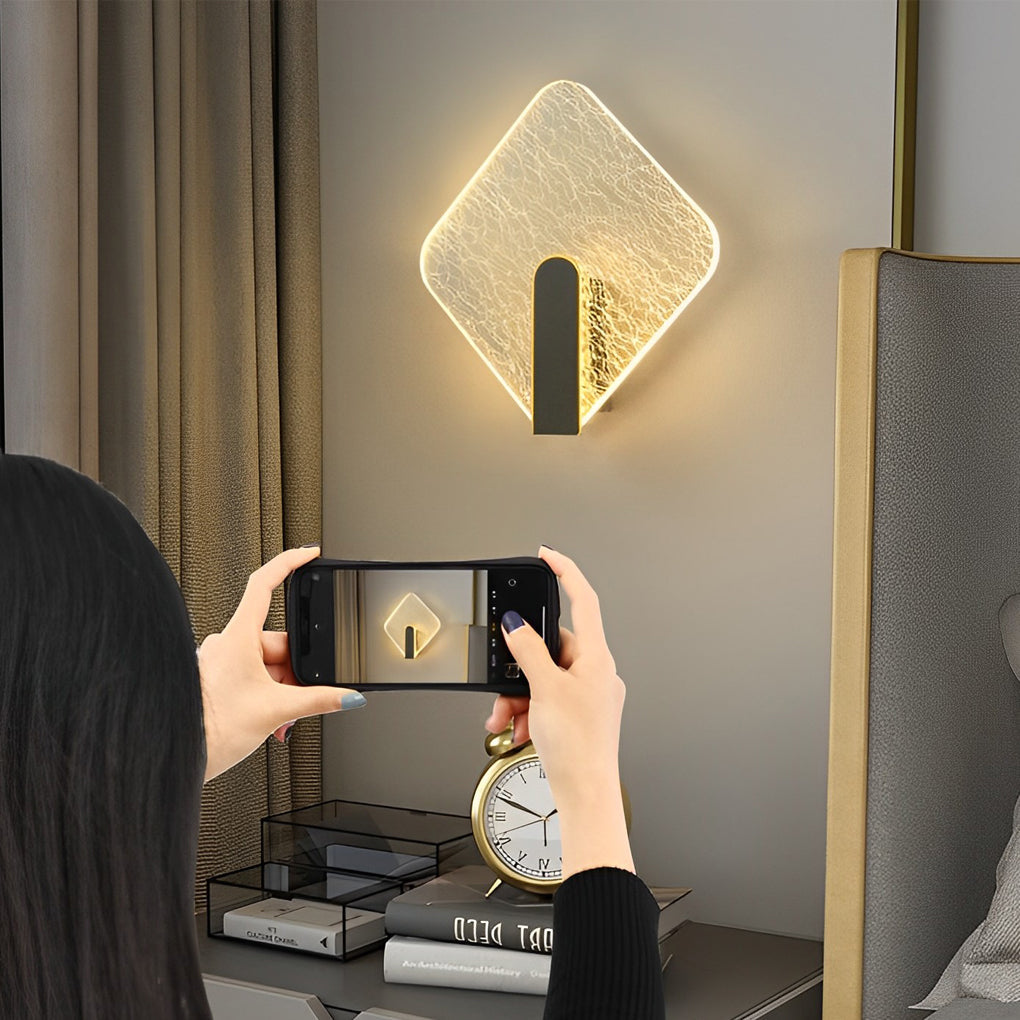 Modern LED Wall Lamp with Acrylic Shade - Minimalist Design