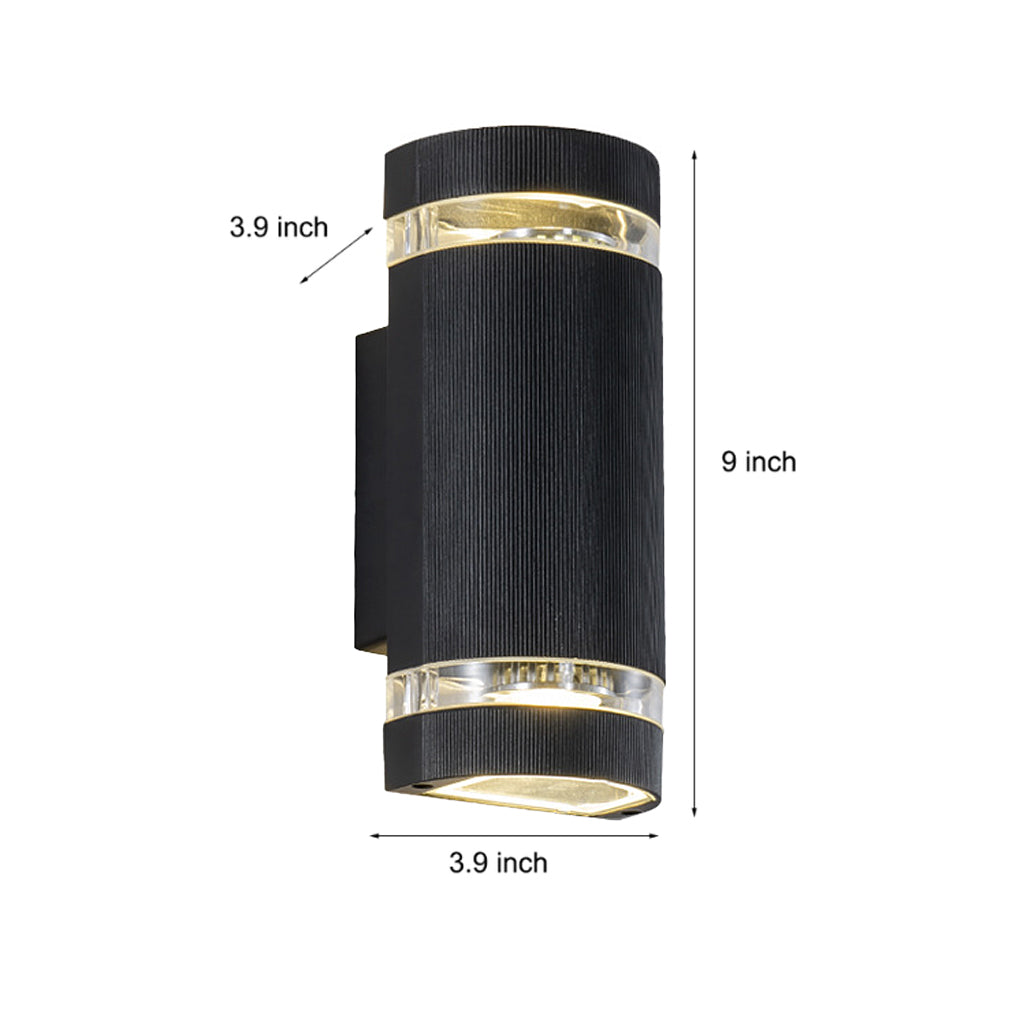 Modern LED Up Down Wall Sconce – Waterproof Outdoor Lighting