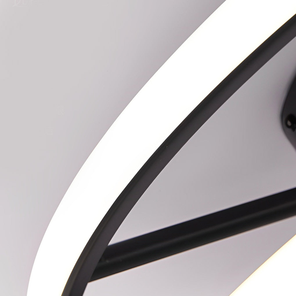 Modern Bladeless Ceiling Fan Light with Dimmable LED