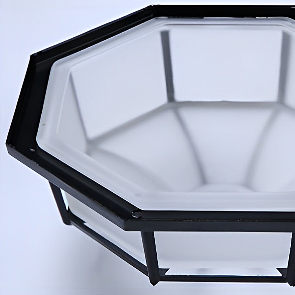 Modern Outdoor LED Flush Mount Ceiling Light - Waterproof Aluminum