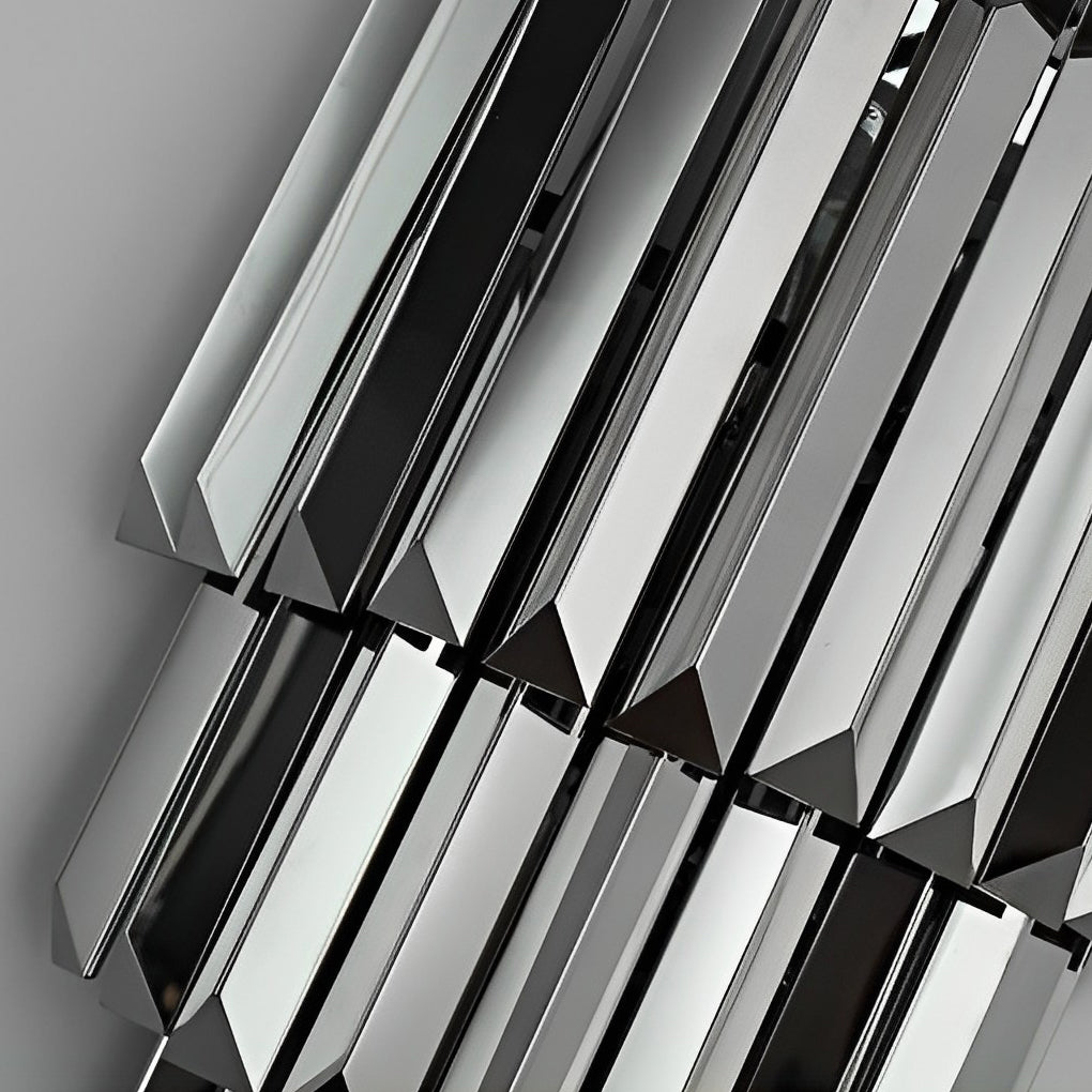 Crystal Modern Wall Sconce with Three-Step Dimming LED Light