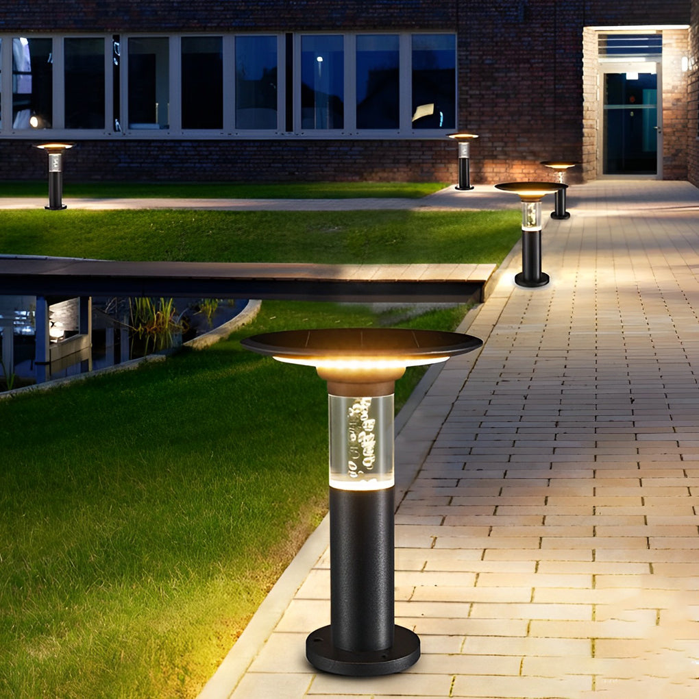 Solar Path Light with Bubble Design and Disk Down Lighting