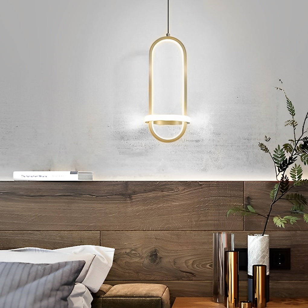 Modern LED Pendant Light with Three Step Dimming - Round Silicone