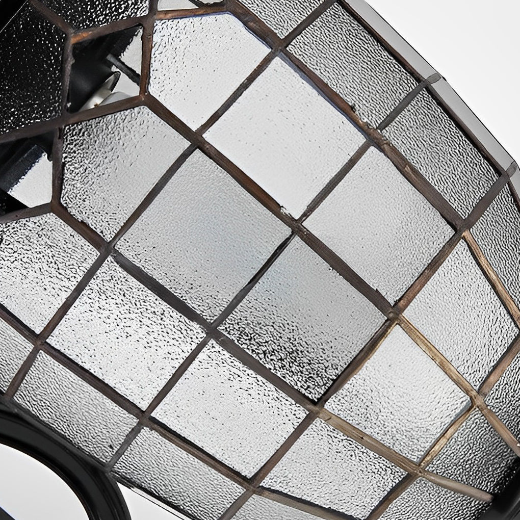 Minimalist Outdoor Wall Light - Die-Cast Aluminum & Glass