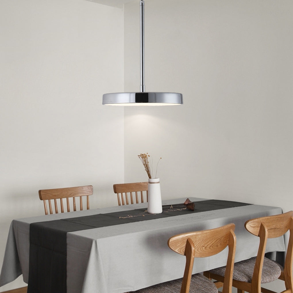 Ultra-Thin Round LED Pendant Light Modern Minimalist Iron Acrylic