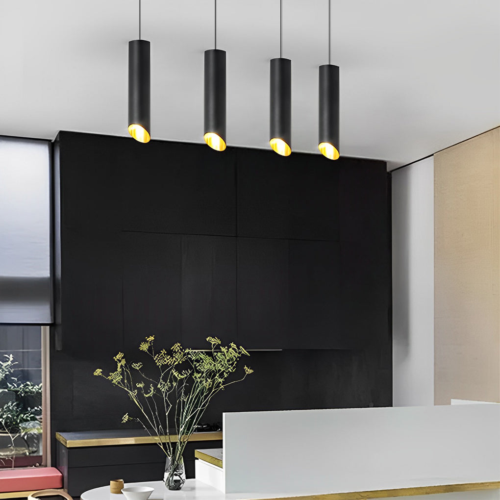 Modern Cylindrical LED Pendant Light – Aluminum Minimalist Hanging