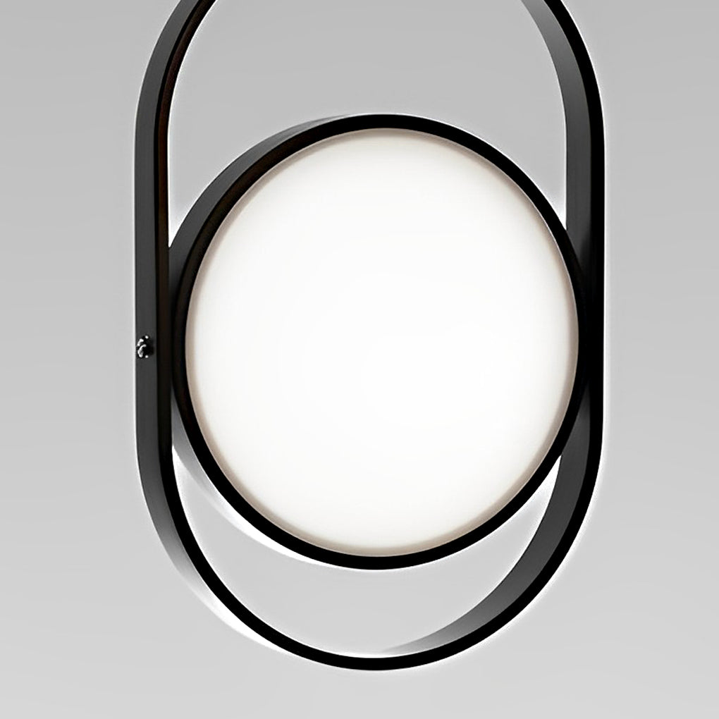 Modern Black LED Pendant Light with 3-Step Dimming