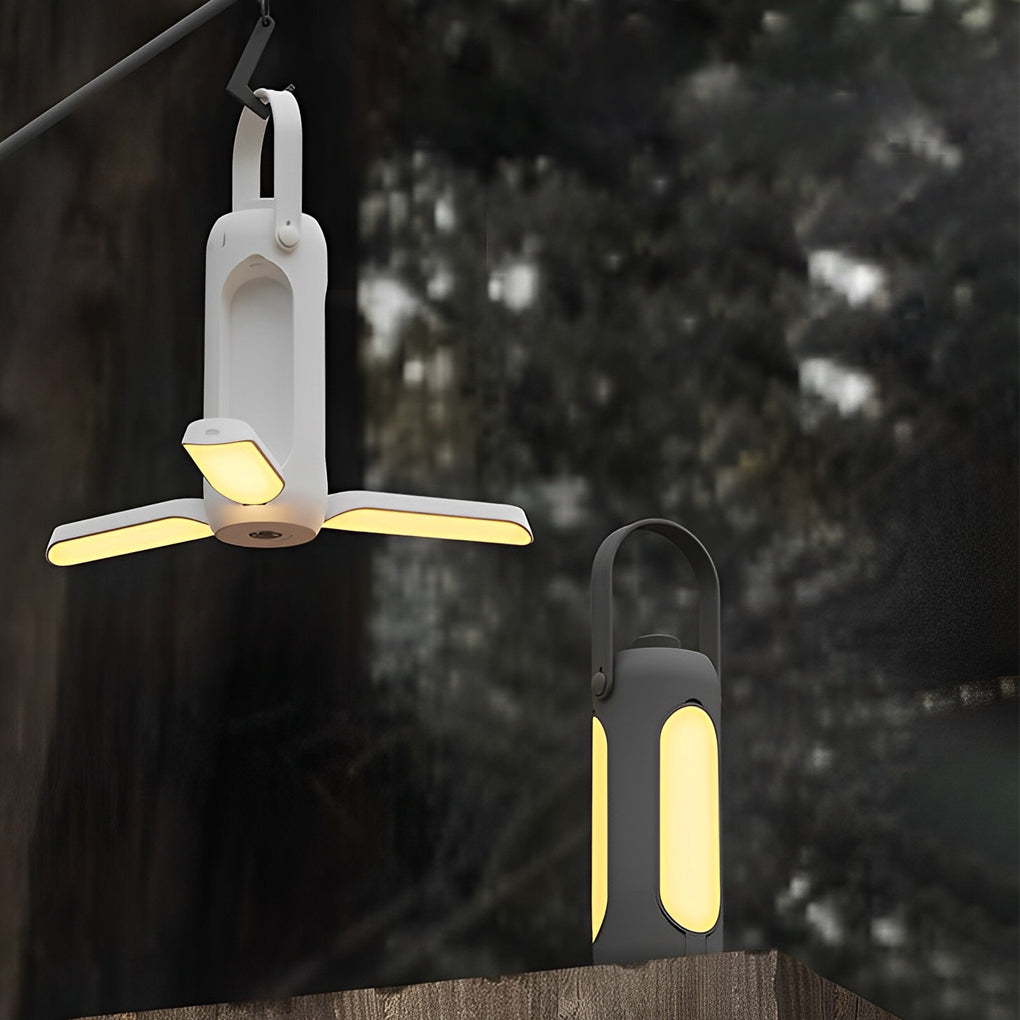 Expandable LED Camping Lantern with USB Charging & SOS Light