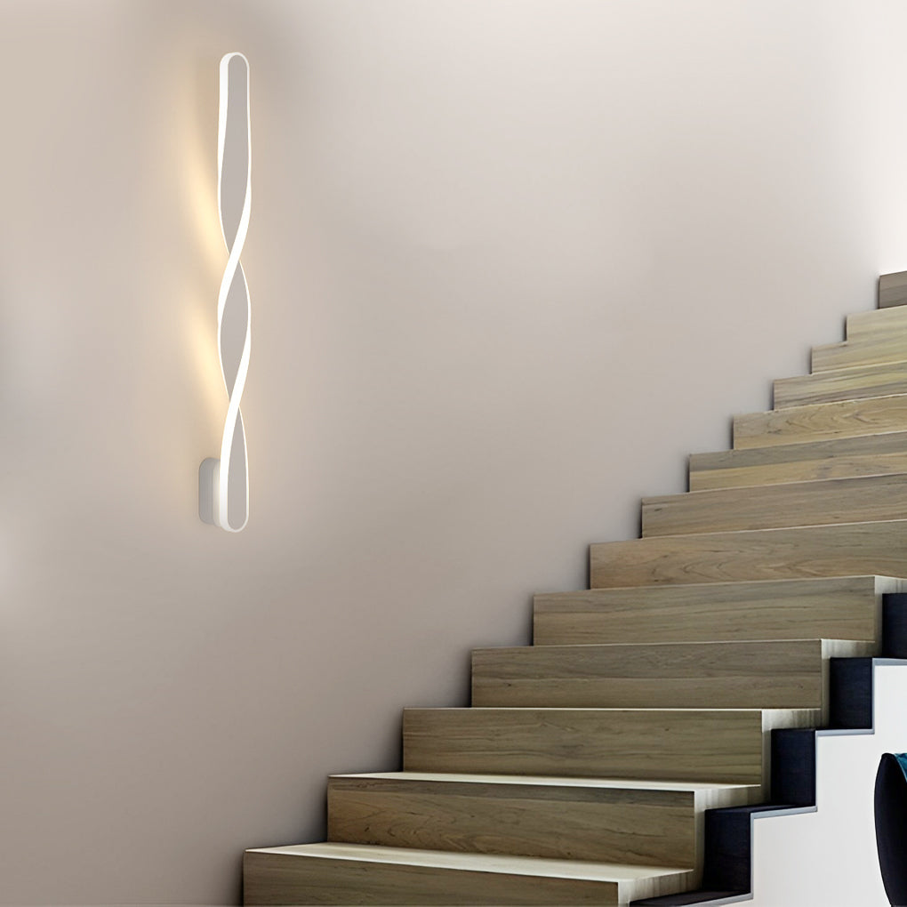 Spiral LED Wall Light 29W Modern Minimalist Aluminum Sconce