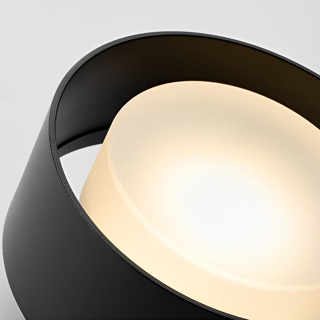 Modern Round Aluminum LED Flush Mount Ceiling Light