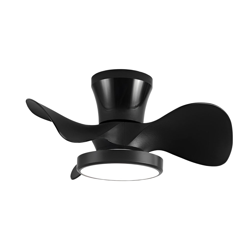 Modern LED Ceiling Fan Light with Remote - 3 Blade Dimmable