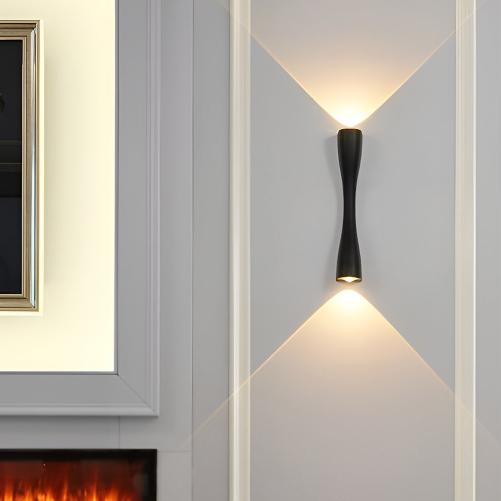 Modern Aluminum LED Wall Sconce Up Down Light Indoor Outdoor