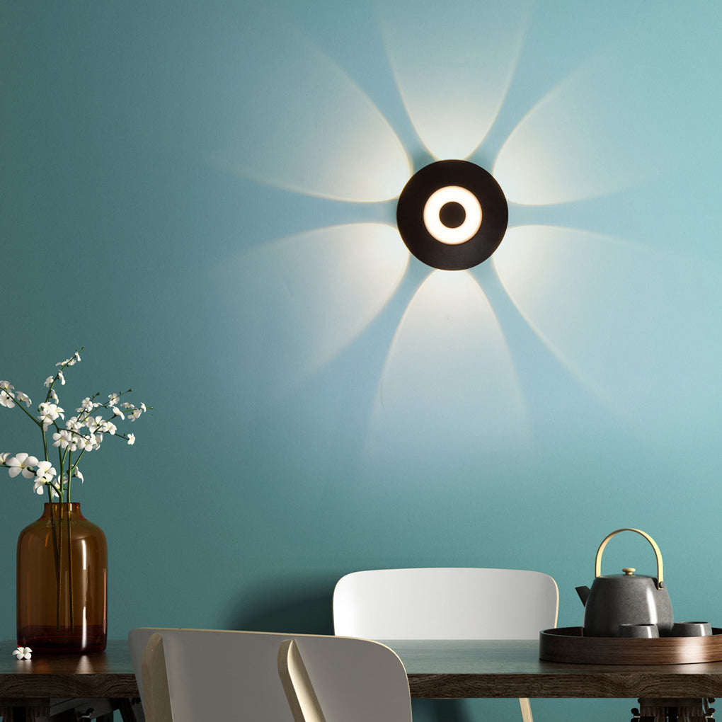Modern Black Aluminum LED Wall Sconce Waterproof IP65