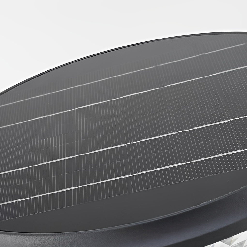 Solar LED Pathway Light with Adjustable Brightness - Matte Black