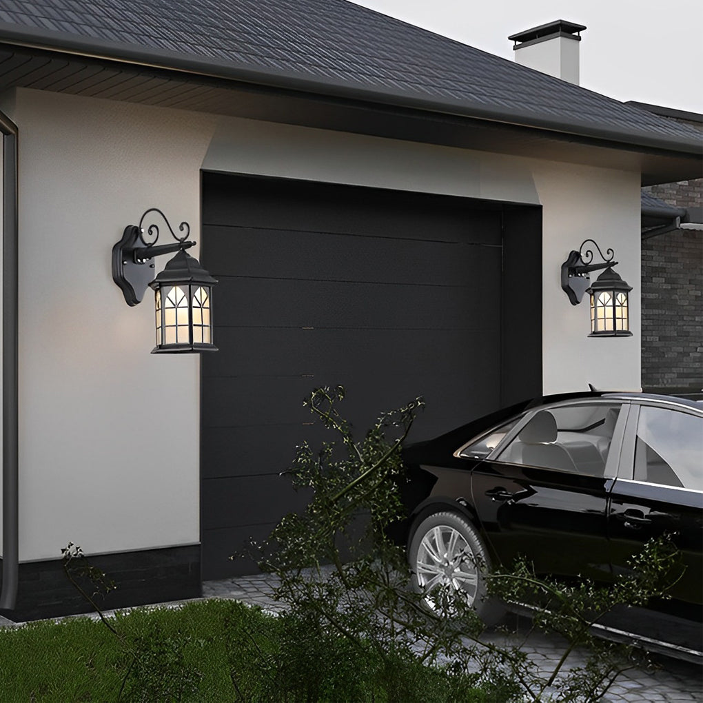 Modern Solar LED Outdoor Wall Light with Remote Control