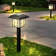 Modern Solar Square Lawn Light Set - Waterproof Outdoor Lighting
