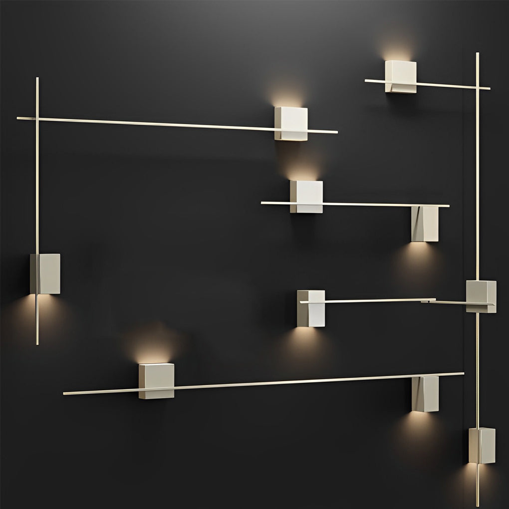 Modern Linear LED Wall Sconce with Three-Step Dimming