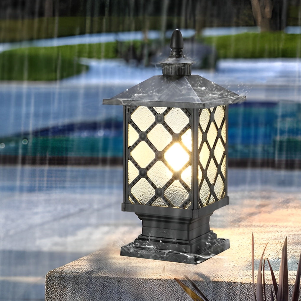 Modern Outdoor Fence Post Light Waterproof Pillar Lamp