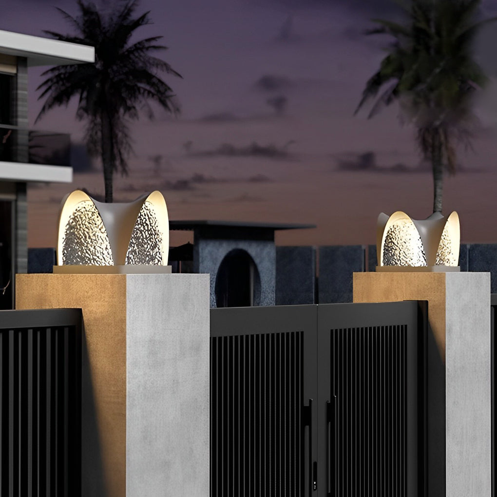 Modern Solar Post Cap Light - IP65 Waterproof Outdoor LED
