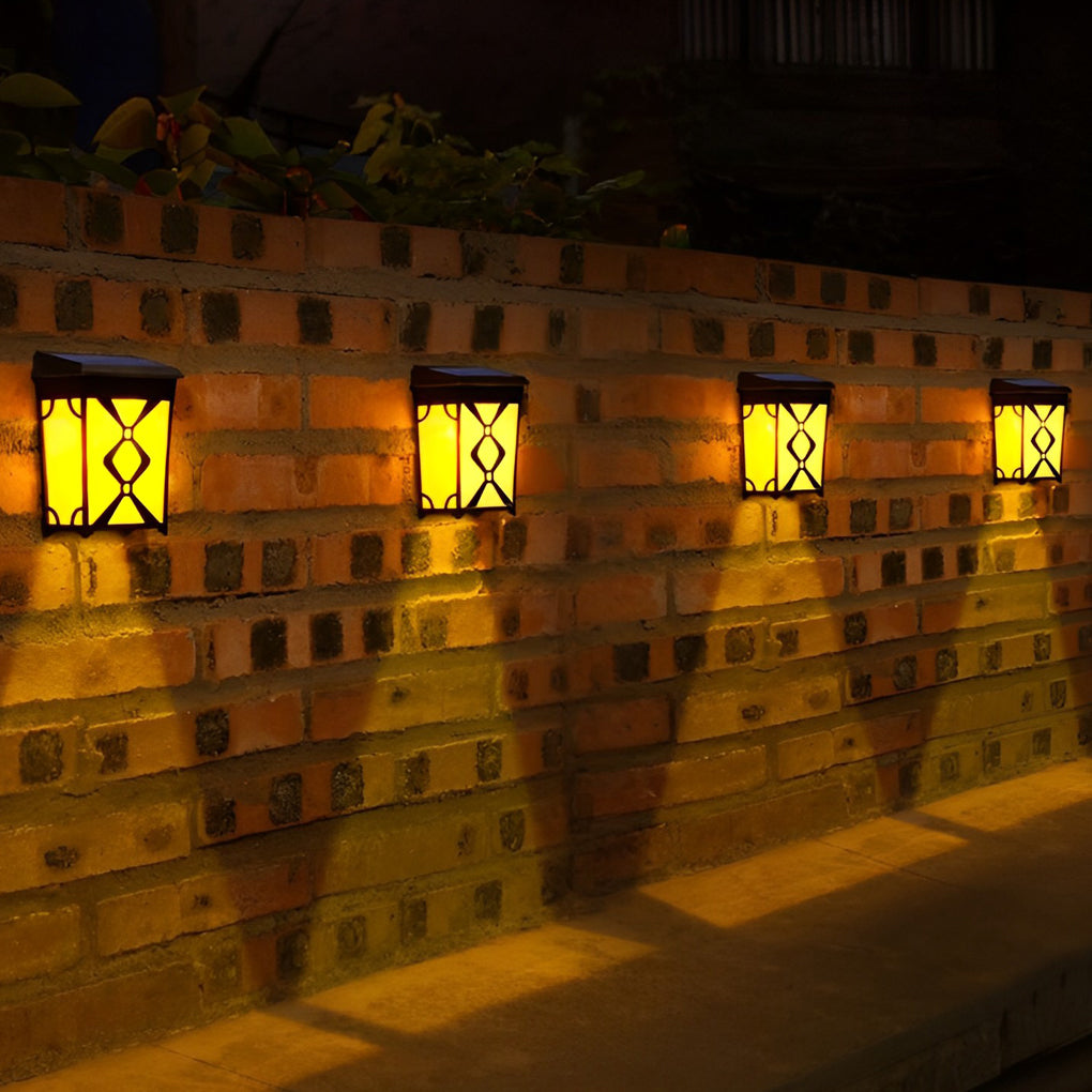 Motion Sensor Solar LED Wall Light - Waterproof Outdoor Lighting