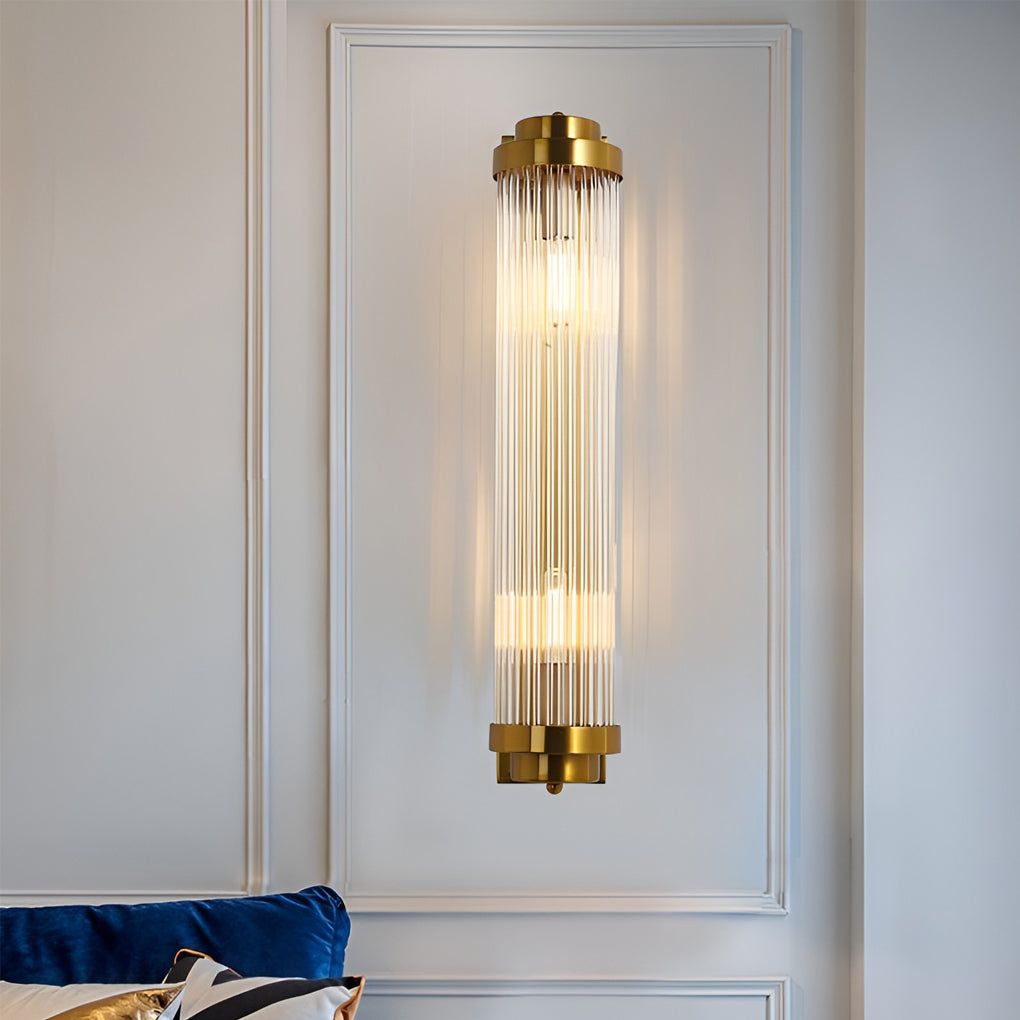 Adjustable Crystal Wall Sconce with Warm White LED Light