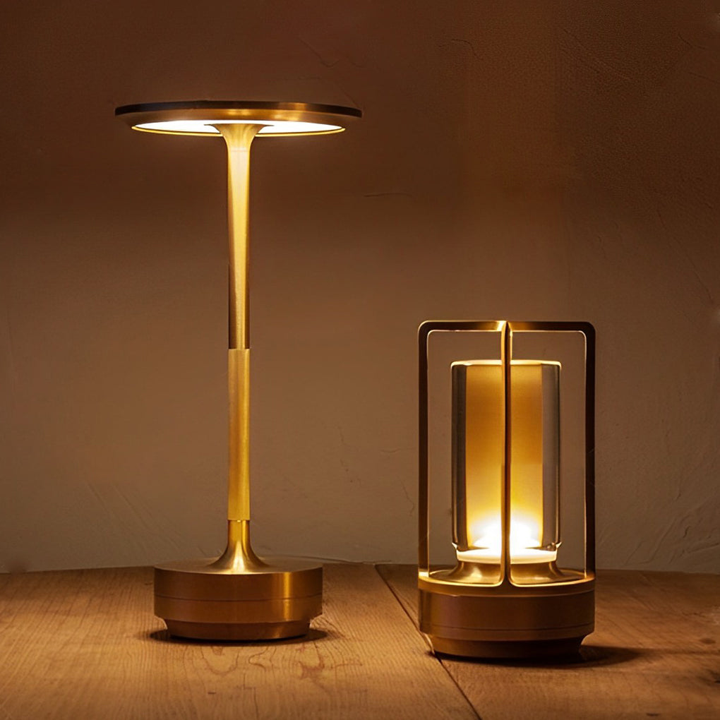 Modern UFO Alien Rechargeable Table Lamp with Touch Dimming