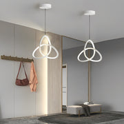 Circular Ring Modern LED Pendant Light with 3-Step Dimming