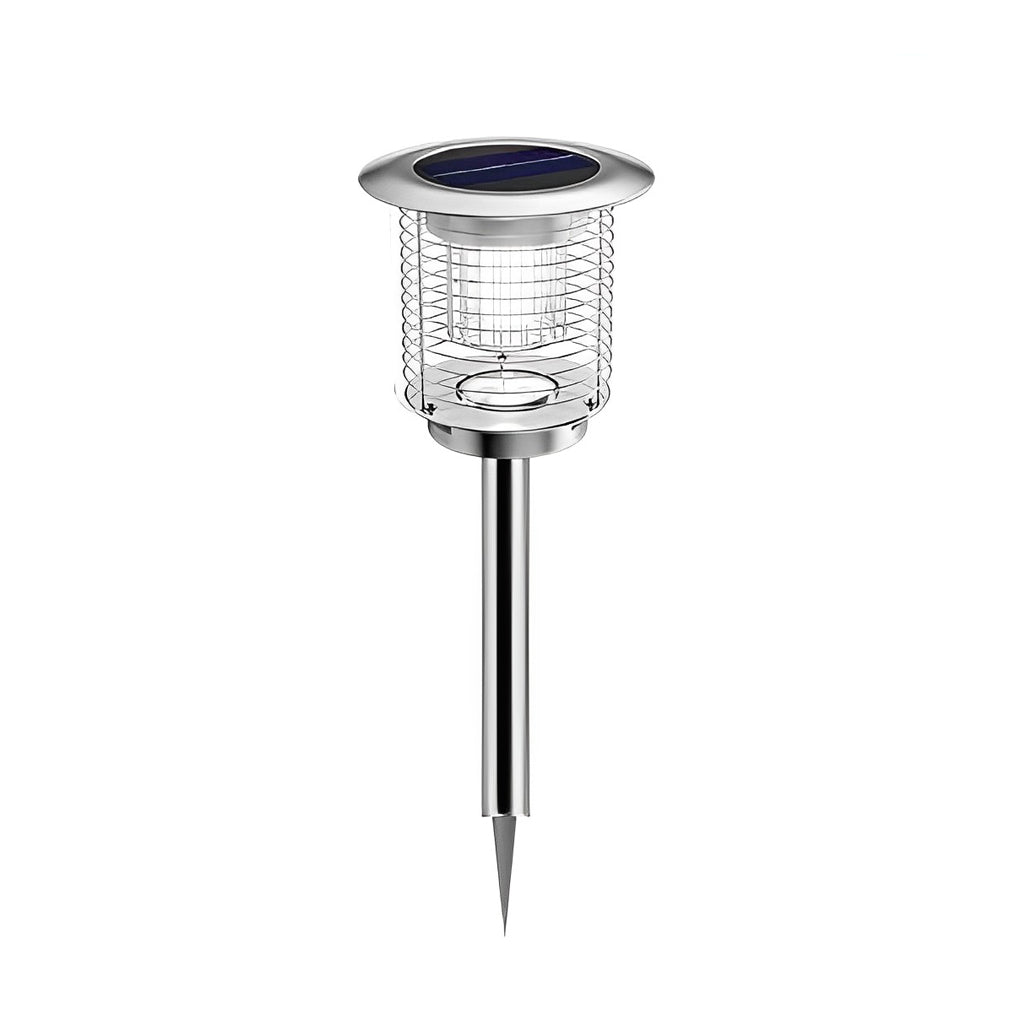 Solar Mosquito Killer Lamp Outdoor Garden Light LED Stainless Steel