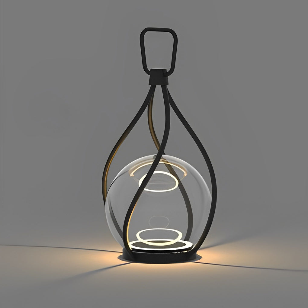 Modern Portable LED Outdoor Lantern with USB Rechargeable Battery
