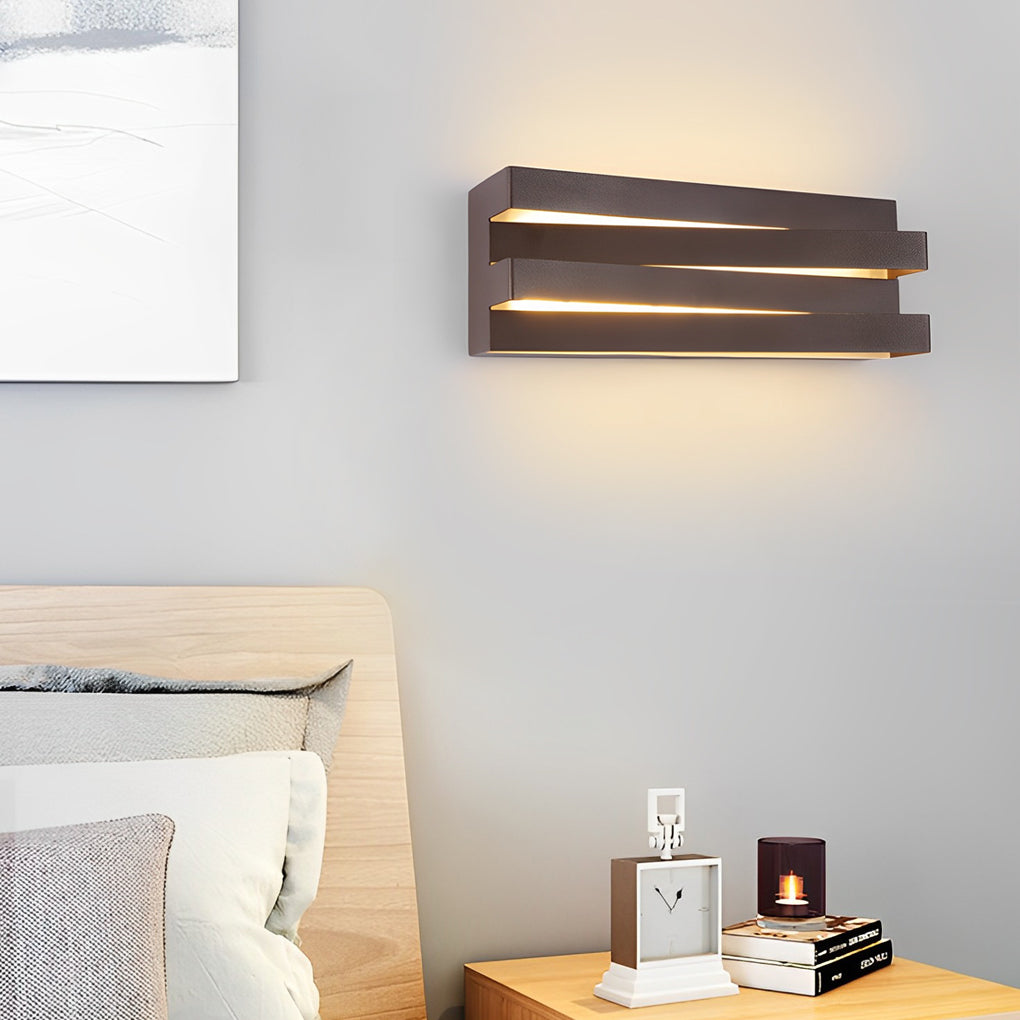 Geometric LED Wall Sconce Modern Minimalist Acrylic Iron Lamp