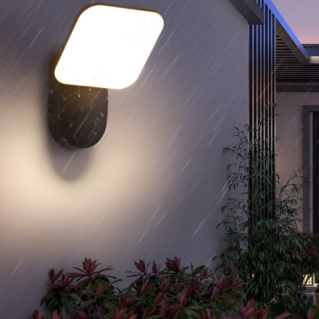 Modern Square LED Outdoor Wall Light 12W Waterproof Sconce