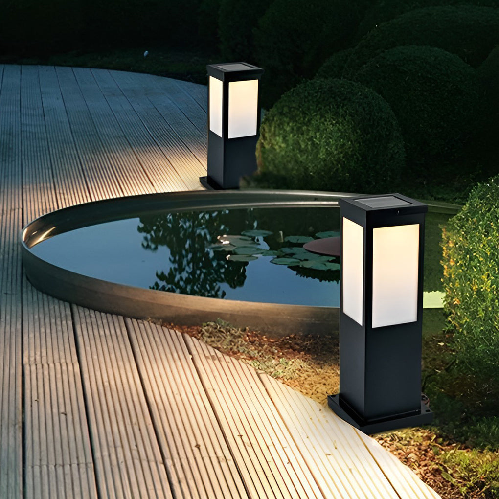 Solar LED Bollard Light with Remote Control – Industrial Pathway