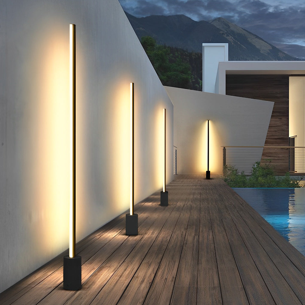 Modern LED Linear Landscape Light - Waterproof Outdoor Garden
