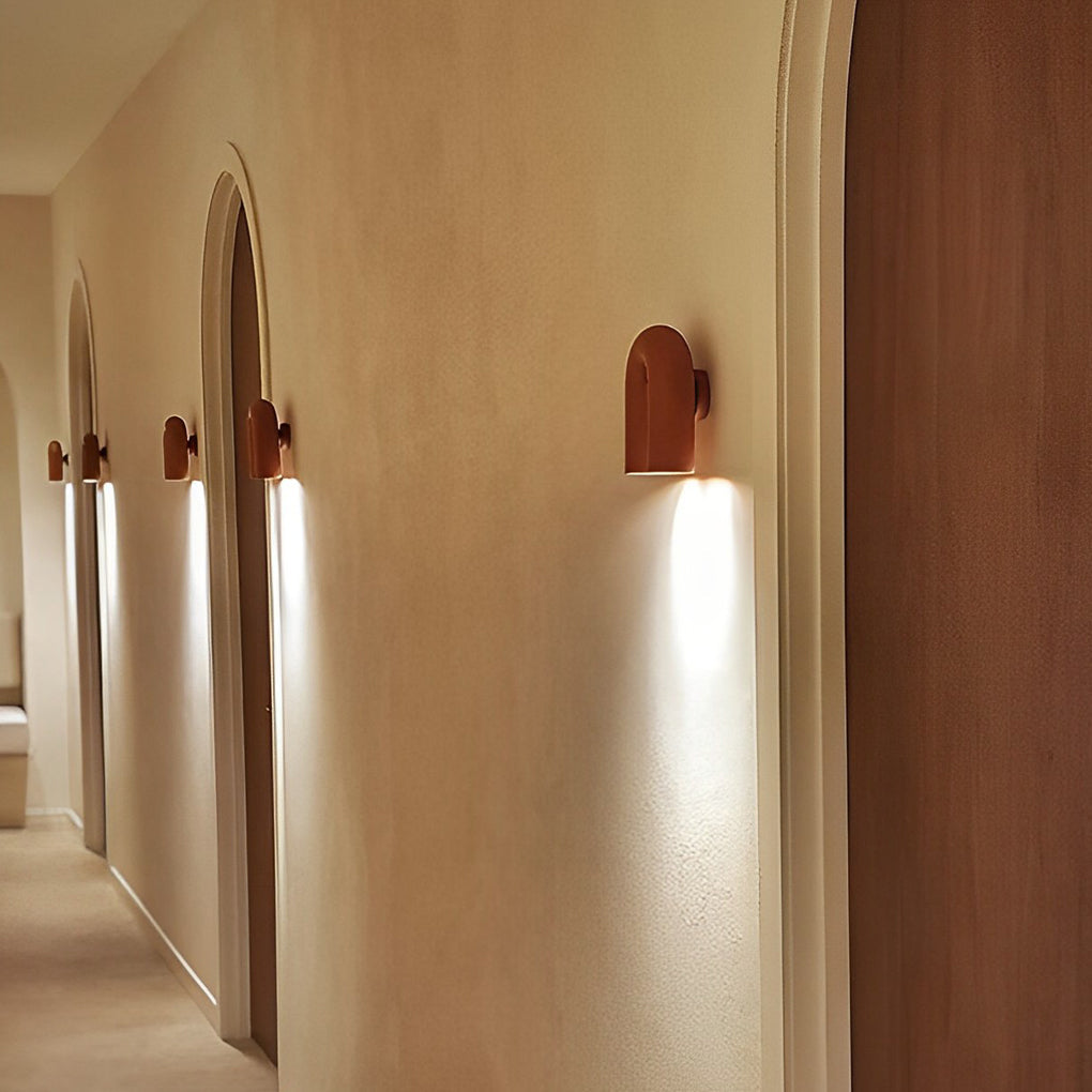 Rotatable U-Shaped LED Wall Sconce Modern Nordic Design