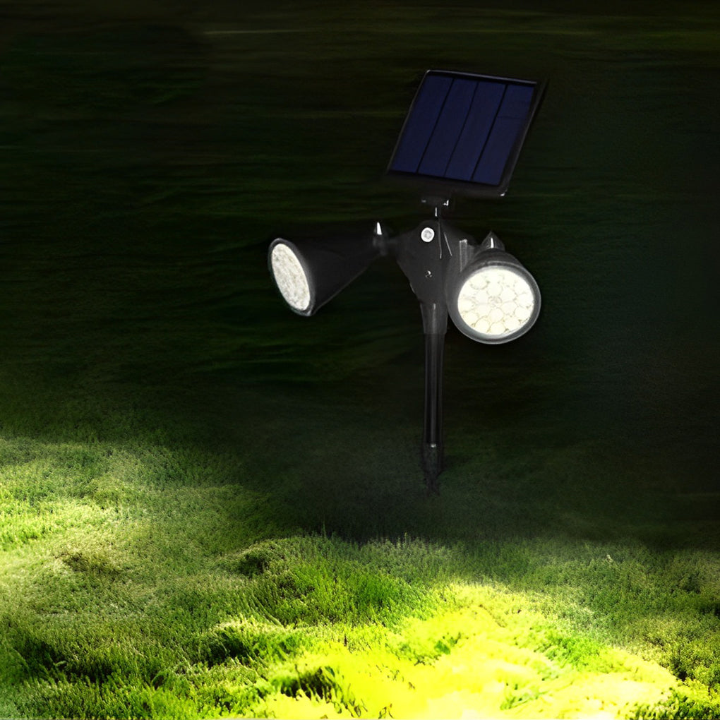 Solar Motion Sensor LED Lawn Light with Adjustable Modes