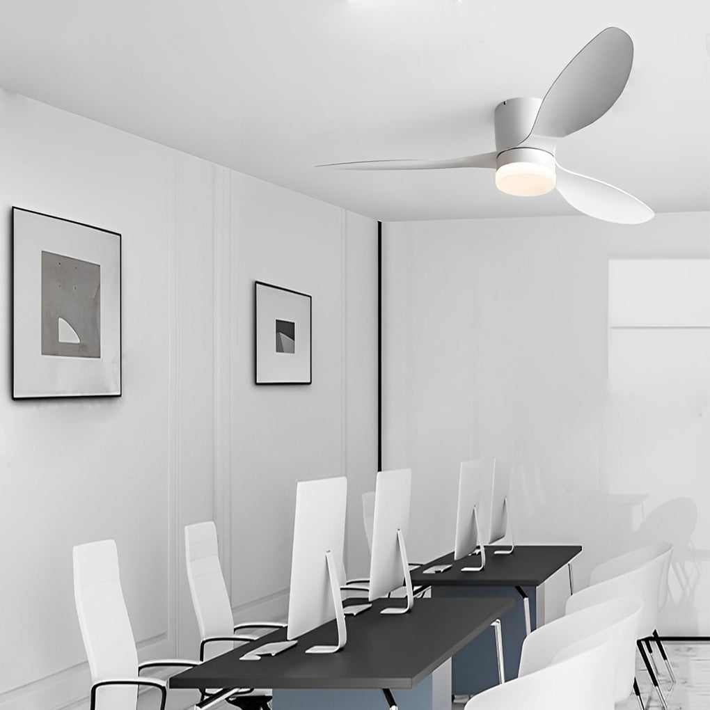 52 Inch Dimmable Ceiling Fan Light with Remote Control